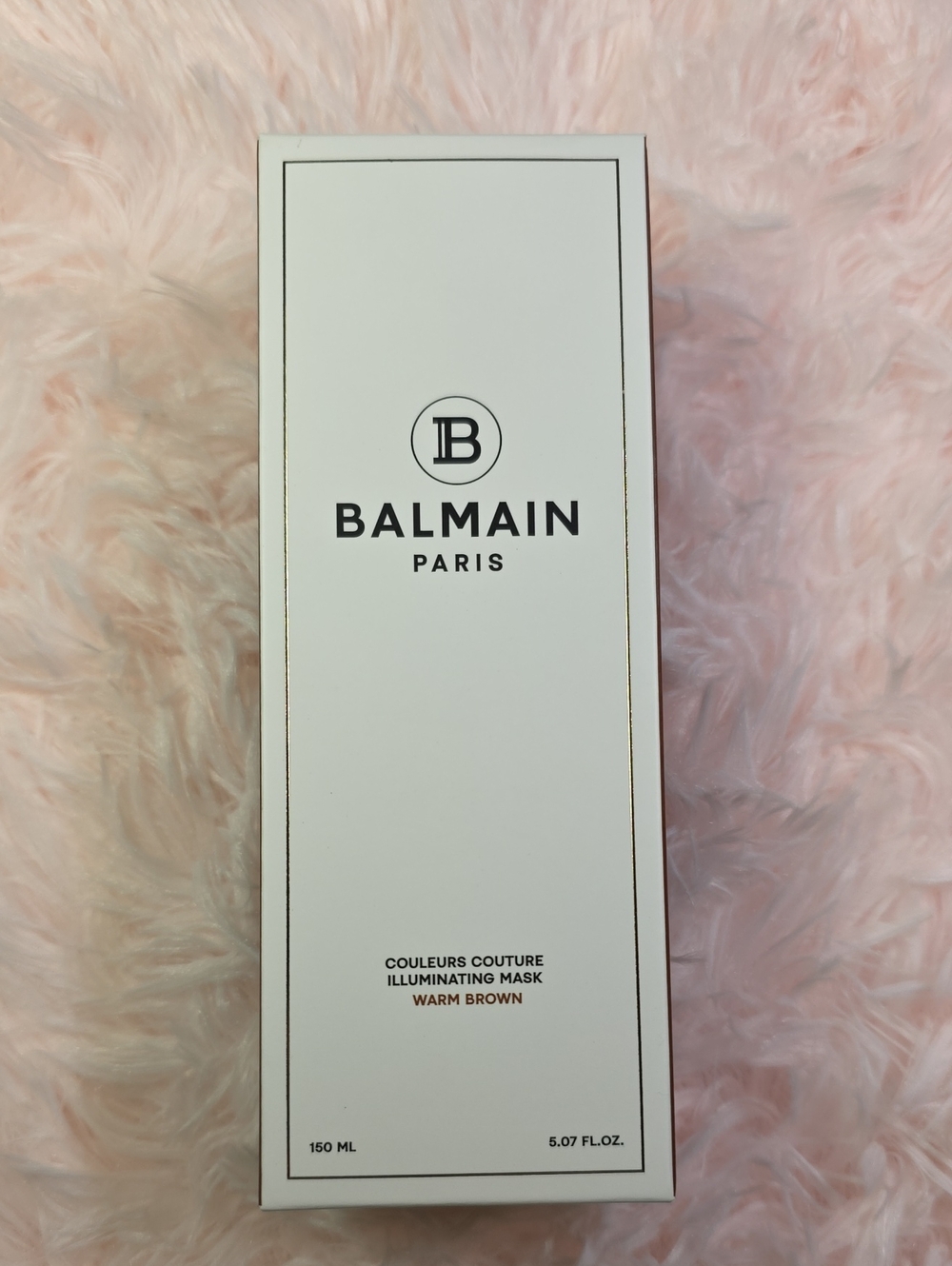 Balmain Paris Illuminating Hair Mask — White & Gold Accents